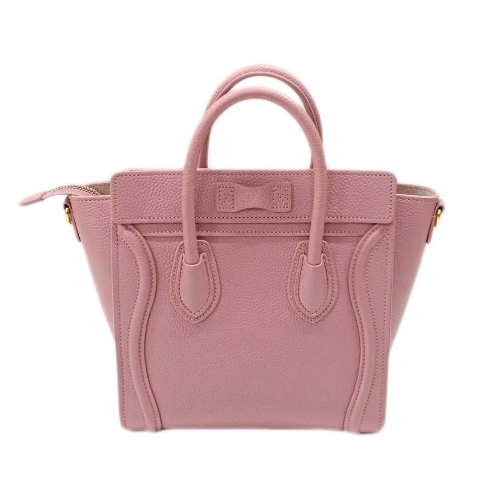 Celine drummed calfskin leather Luggage tote bag - Picture 2 of 10